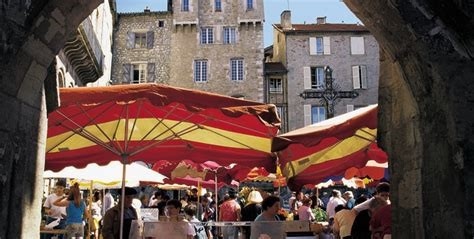 marché en Aveyron