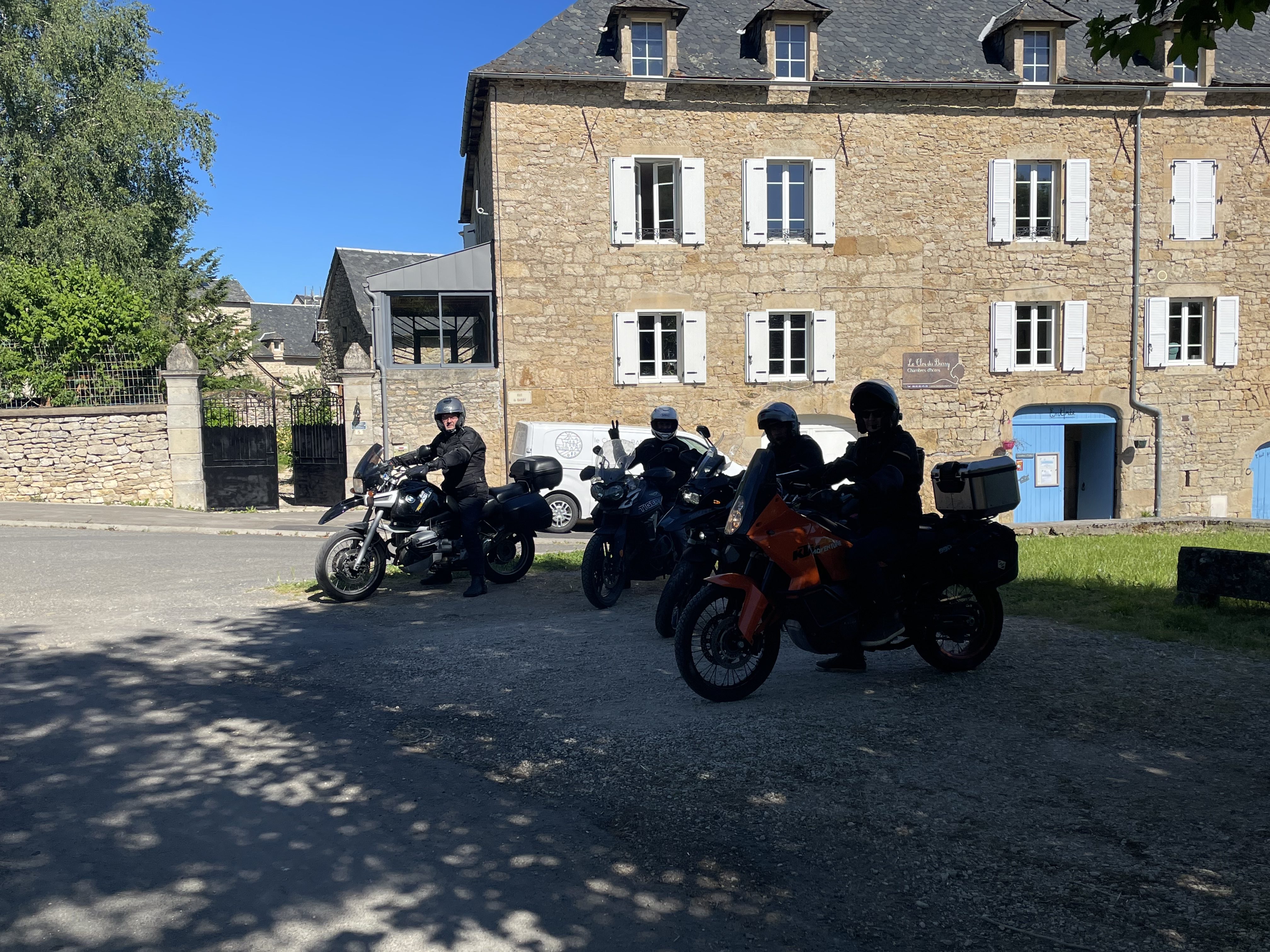 Avec 68° les motards sont les bienvenus au Clos du Barry