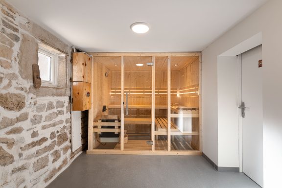 Sauna au Clos du Barry